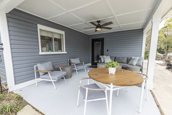 Outdoor porch and patio